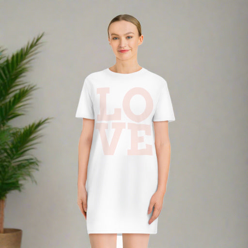 Paris Spinner T-Shirt Dress - Redefining Elegance in Organic Couture