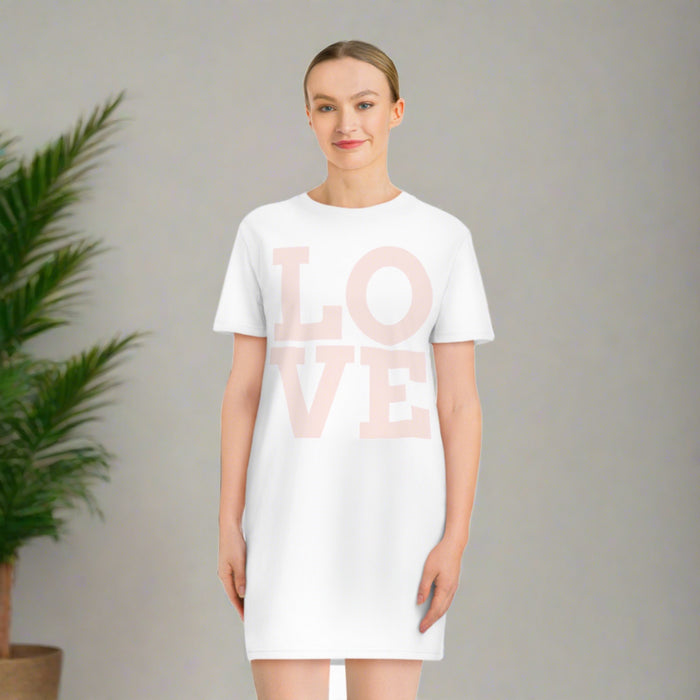 Paris Spinner T-Shirt Dress - Redefining Elegance in Organic Couture
