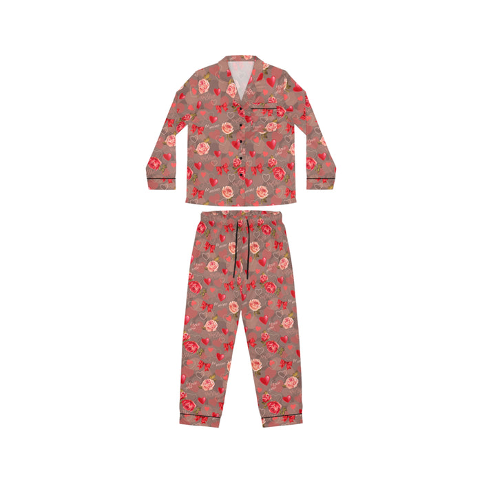 Véronique Roy Valentine Women's Satin Pajamas