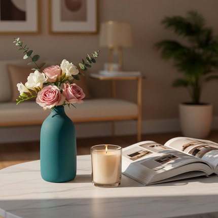 Nordic Style Small Porcelain Vase Decoration For Living Room