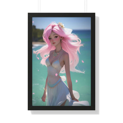 Eco-Conscious Mermaid Art Set with Sustainable Framing