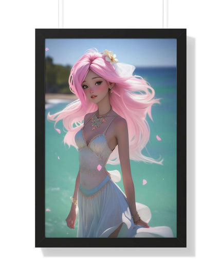 Eco-Conscious Mermaid Art Set with Sustainable Framing