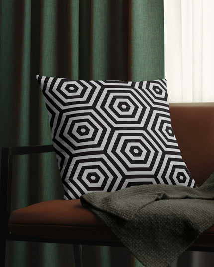 Stylish Waterproof Geometric Floral Throw Pillows for Indoor and Outdoor Decor