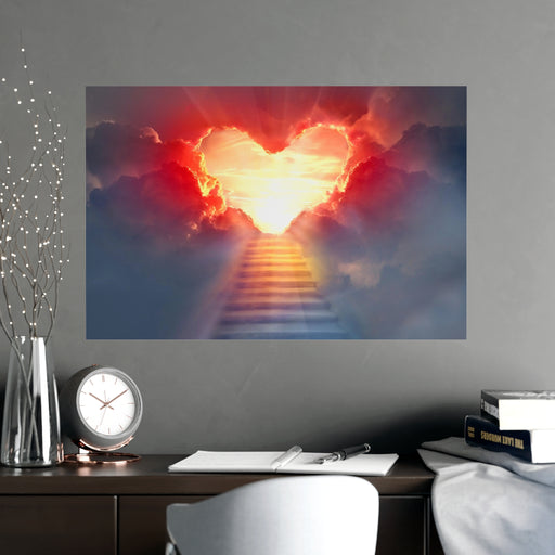 Heavenly Staircase Matte Posters - Premium Quality Art Prints for Home Decor