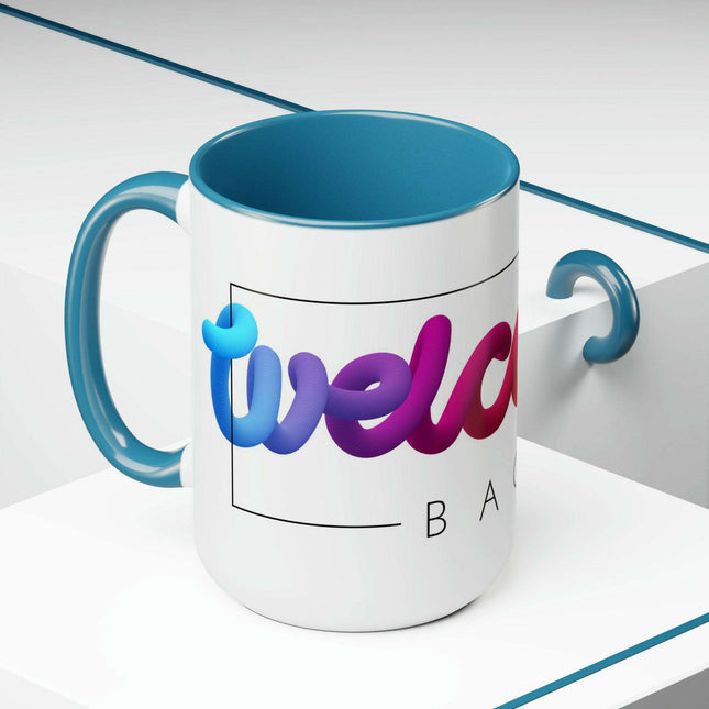 Elegant Two-Tone Ceramic Coffee Mugs from the Maison d'Elite Enigma Collection