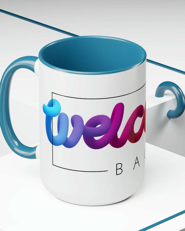 Elegant Two-Tone Ceramic Coffee Mugs from the Maison d'Elite Enigma Collection