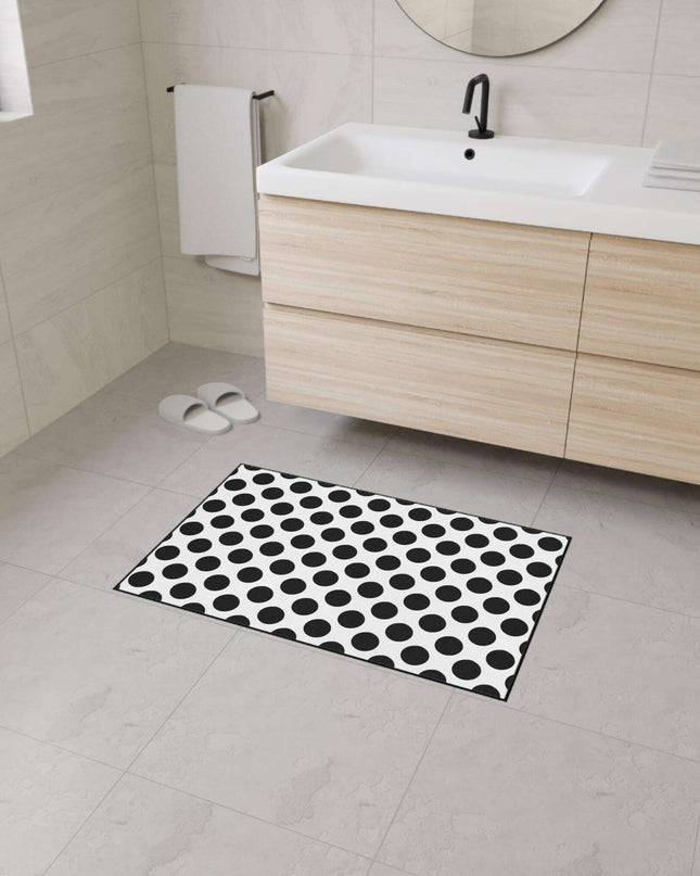 Personalized Polka Dot Area Rug: A Stylish Home Accessory