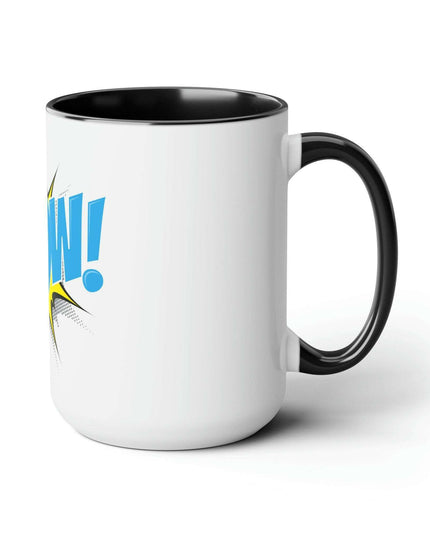 Sophisticated Dual-Hued Ceramic Coffee Mugs - Maison d'Elite Series