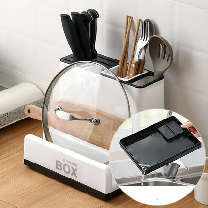 Tableware Storage Holders Kitchen Knife Plastic Storages Racks For Kit