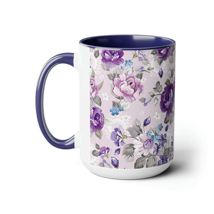 Elegant Duo: Maison Two-Tone Ceramic Coffee Cups