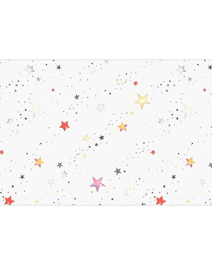 Personalized Luxe Pink Star Holiday Wrapping Paper - Eco-Friendly Premium Quality