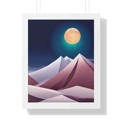 Celestial Harmony Framed Night Sky Artwork - Sustainable Chic for Your Living Space