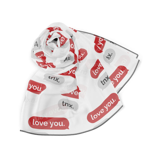 Valentine Romance Sheer Polyester Scarf