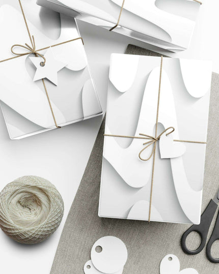 Personalized Sustainable 3D Christmas Gift Wrap - Custom Eco-Friendly Holiday Paper