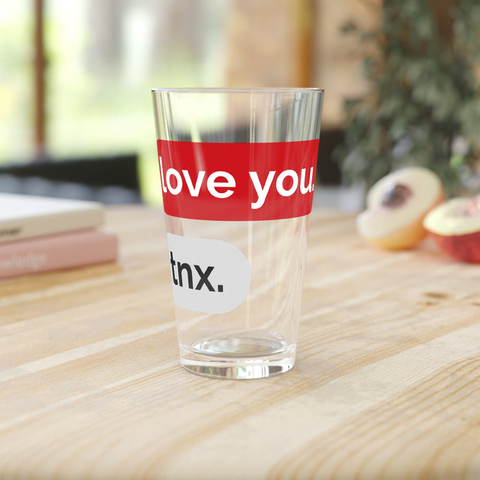 Refined 16oz Custom Pint Glass - Personalized Glassware for Discerning Tastes