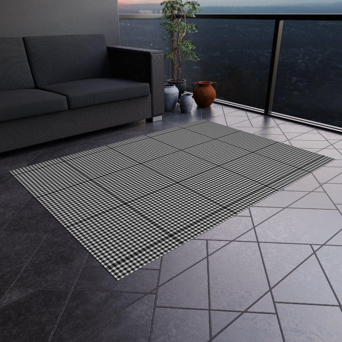 Chic Outdoor Chenille Rug for Elevated Outdoor Spaces