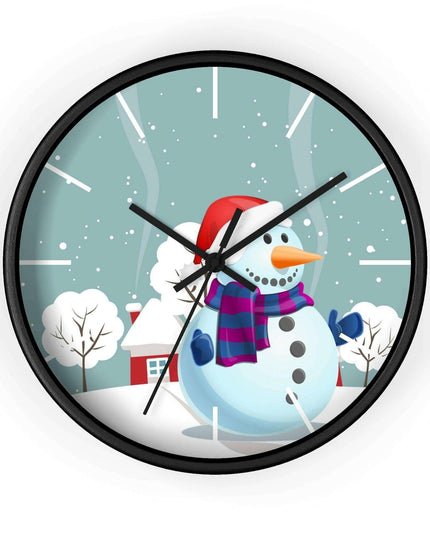 Elegant Wooden Framed Wall Clock - A Perfect Addition to Upscale Decor