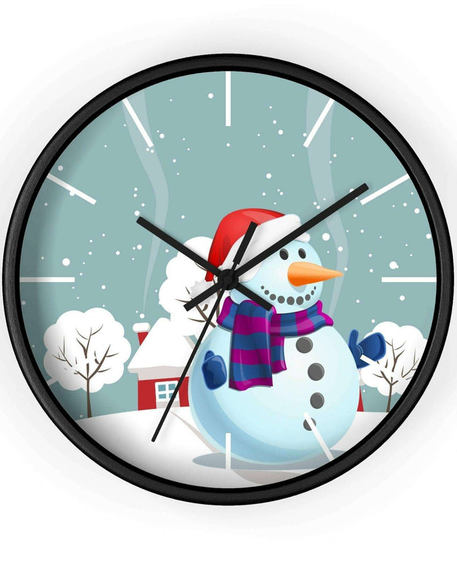 Elegant Wooden Framed Wall Clock - A Perfect Addition to Upscale Decor