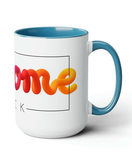 Elegant Two-Tone Ceramic Coffee Mugs from the Maison d'Elite Enigma Collection