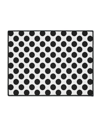 Personalized Polka Dot Area Rug: A Stylish Home Accessory