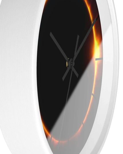 Elegant Wooden Framed Wall Clock for Upscale Home Interior