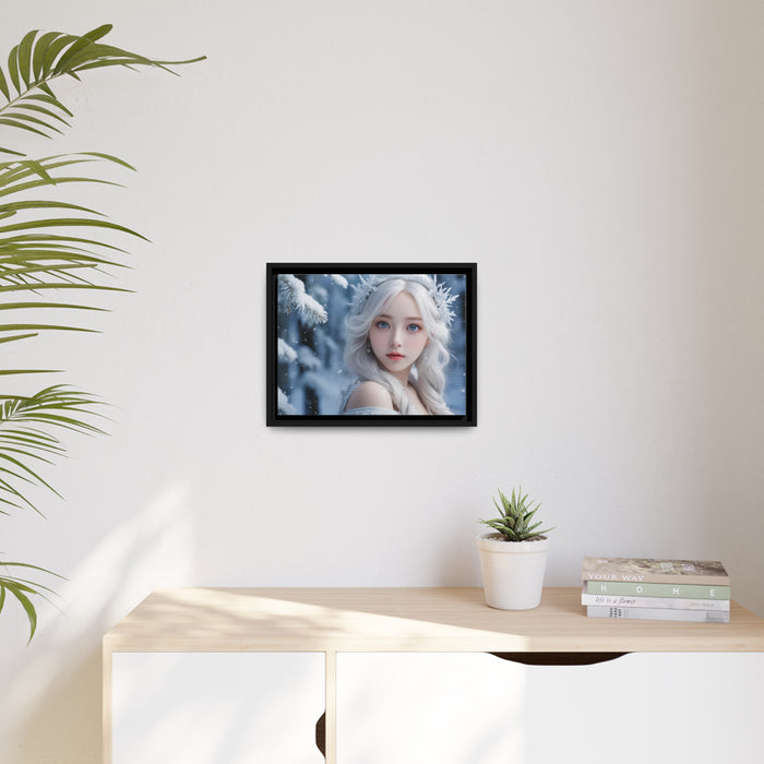 Snow White Matte Canvas Wall Art Collection - Sustainable Style