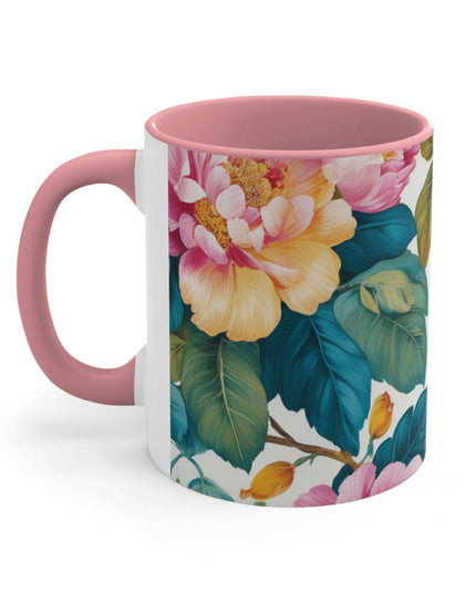 Chic Kireiina Two-Tone Ceramic Coffee Cup - Eye-Catching 11oz Mug