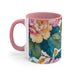 Vibrant Kireiina Accent Coffee Mug - 11oz Unique Two-Tone Ceramic Cup
