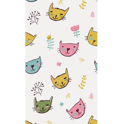 Peekaboo Studio PVC Self-Adhesive Cartoon Wallpaper for Kids' Rooms