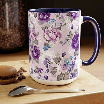 Elegant Duo: Maison Two-Tone Ceramic Coffee Cups