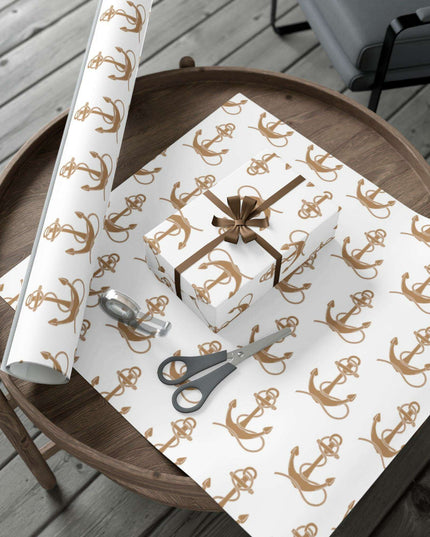 Nautical Elegance: Premium Gift Wrap Collection - Made in the USA