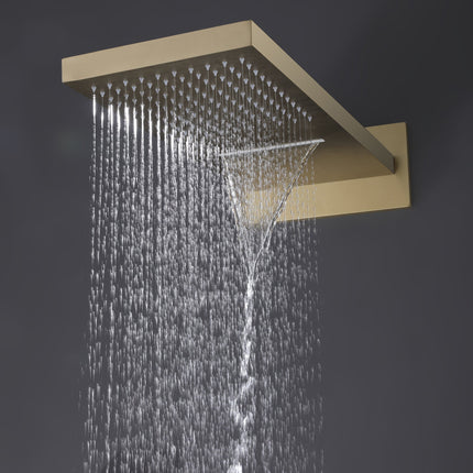 Hidden Luxury Shower System with Built-in Valve, Rainfall Show