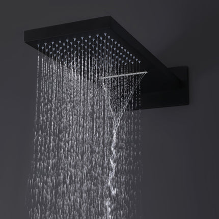 Hidden Luxury Shower System with Built-in Valve, Rainfall Show