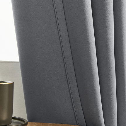 Blackout Curtains Rod-pocket Style With Loop Tabs For A Curtain Rod