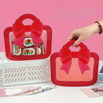 12-Pack Elegant Self-Standing Gift Bags with Charming Bows - Ideal for Celebrations, Treats & Business Packaging - Très Elite