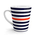 Nautica Striped Latte White Ceramic Mug - 12 oz (0.35l)