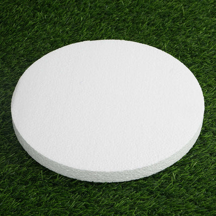 AliKopy 12 Pack 10" White Styrofoam Discs - Lightweight & Versatile Cr