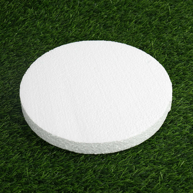 AliKopy 12 Pack 8" White Styrofoam Discs - Lightweight, Easy to Cut