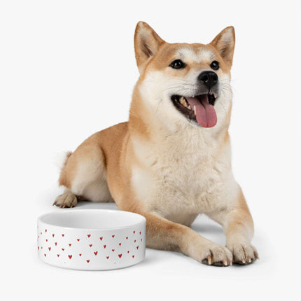 Customized Artisan Ceramic Pet Bowl with Distinctive Artwork