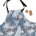 Elite Christmas Winter Poly Twill Lightweight Cooking Apron