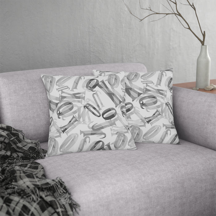 Floral Outdoor Cushions with Hidden Zipper - Durable Water-Resistant Elegance