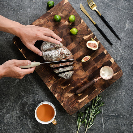 Acacia Chopping Board 38x28x2.8 Cm Natural Wood With Character