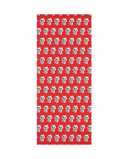 Customized Cat-Inspired Eco-Conscious Gift Wrapping Paper Set in Three Sizes