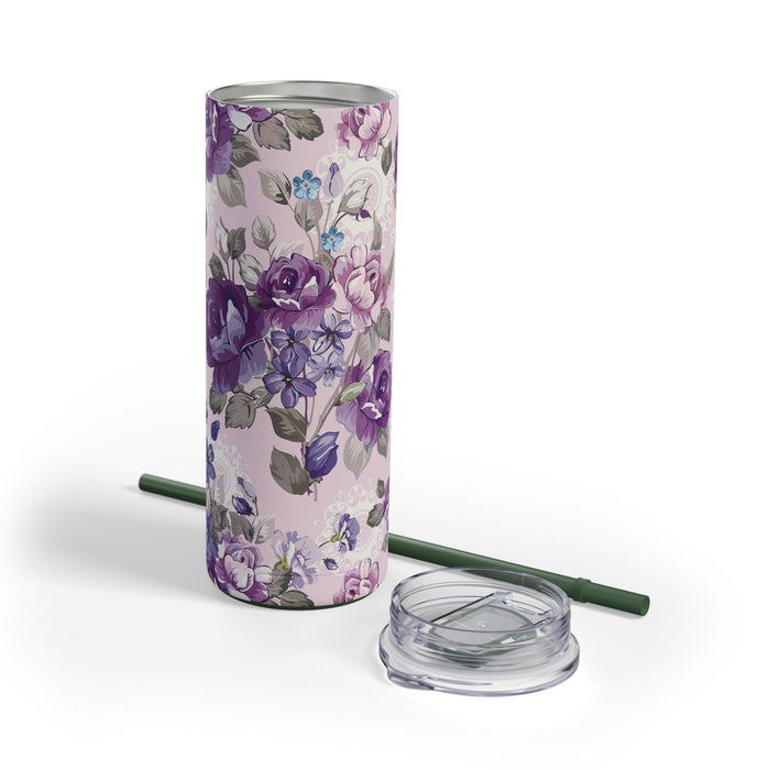 20oz Elegant Matte Stainless Steel Skinny Tumbler by Maars Maker - Sip in Luxury