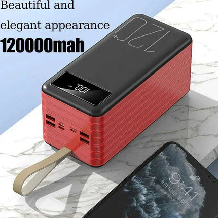120Ah Mega Power Bank - High-Speed Portable Charger for iPhone & Huawei - Très Elite