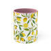 Morning Glow 11oz Ceramic Coffee Mug - Handcrafted Dual-Tone Beauty