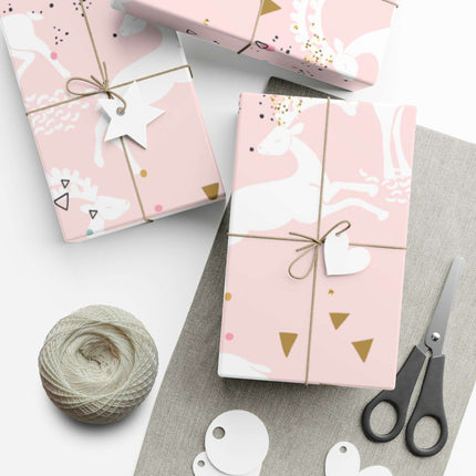 Chic Pink Artisan Gift Wrap Set - Handcrafted in the USA