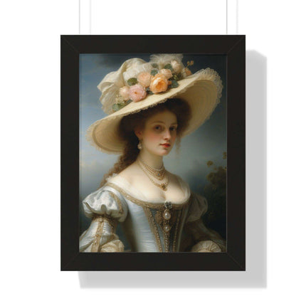 Elegant Femme Fatale: Sustainable Art Print for Stylish Home Interiors