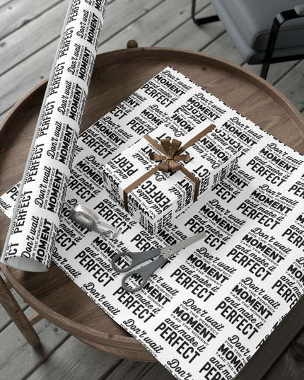 Elegant Customizable Gift Wrap with Inspirational Quotes: Redefine Your Gifting Experience