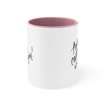 Sophisticated Two-Tone 11oz Custom Accent Coffee Mug for Elegant Mornings